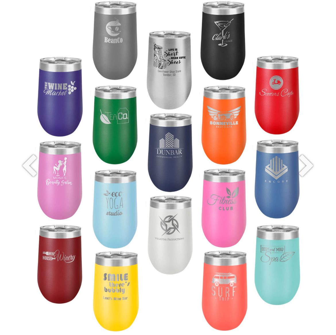 Polar Stemless Insulated Wine Tumblers